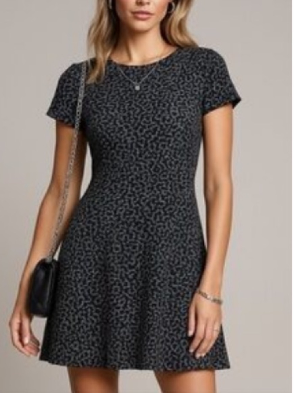 Ann Tylor LOFT Leopard Print Women's Dress.